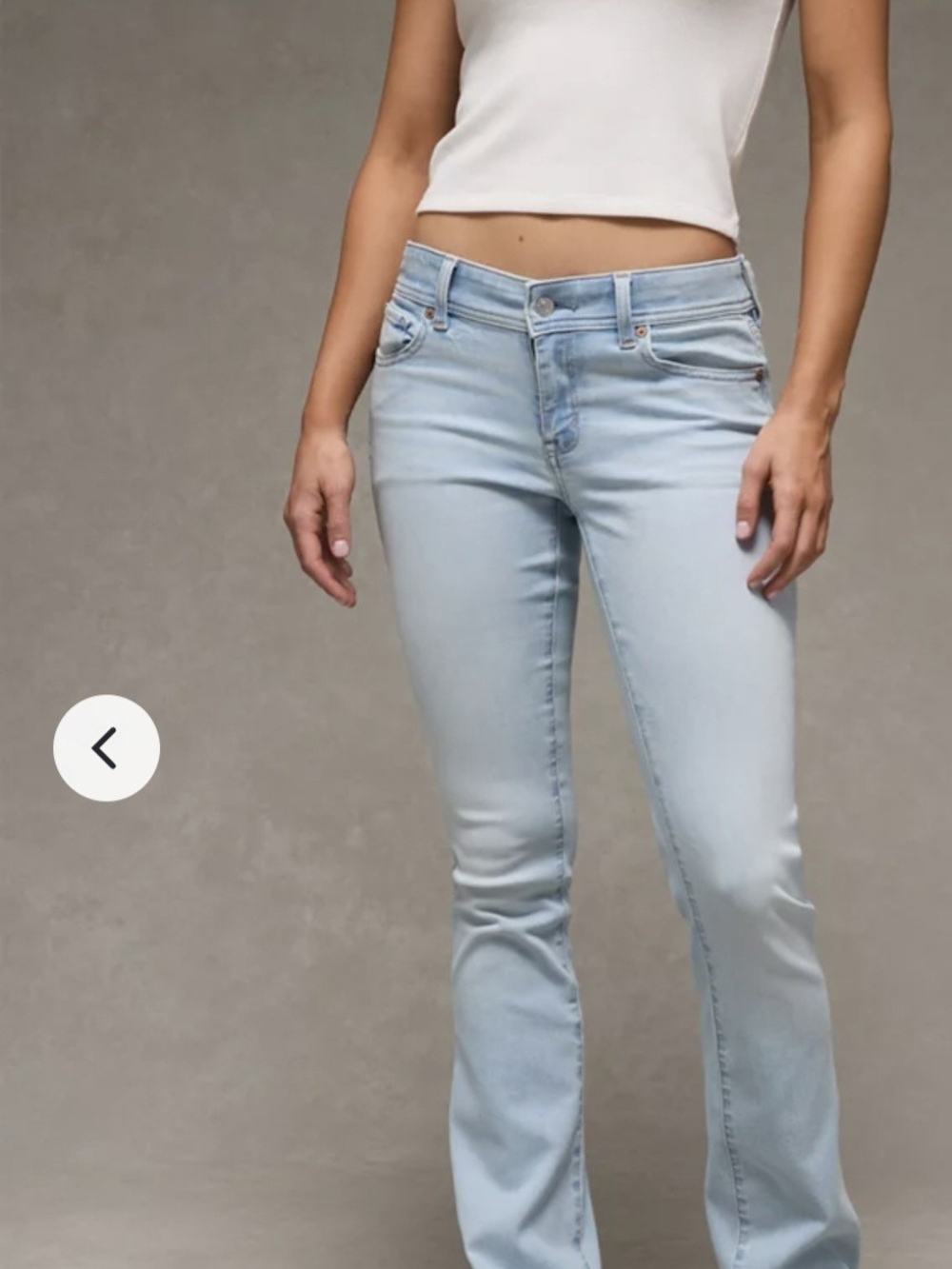 American Eagle Outfitters Light Blue Flare Jeans